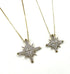 14K Gold & Diamond Classic Star Of Bethlehem Opening Magnetic Necklace